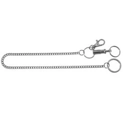 Homeij Vernikkelde Zakmesketting