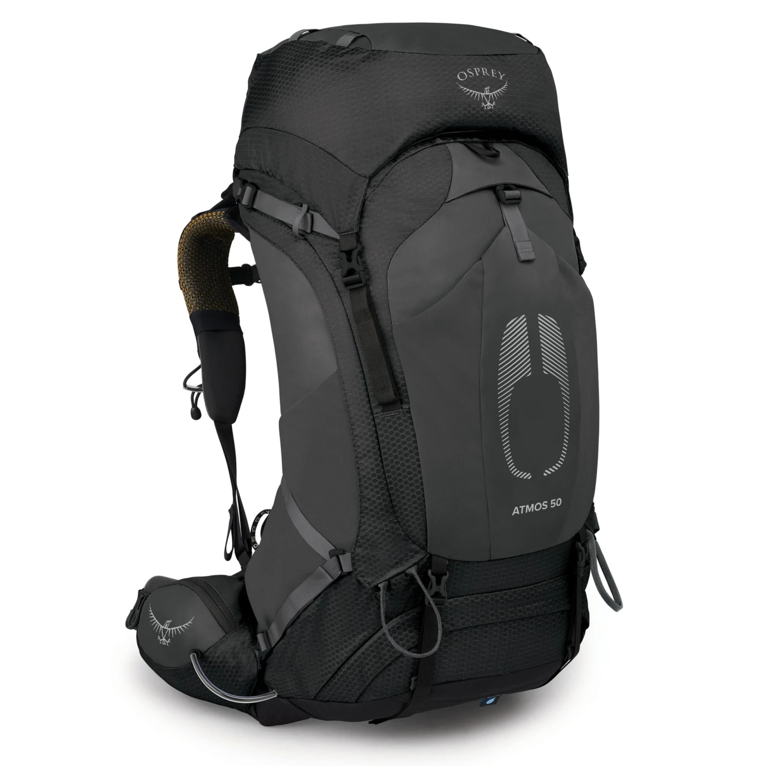 Osprey Atmos AG 53L L/XL Backpack Black 3 Osprey Atmos AG 53L L/XL Backpack Black