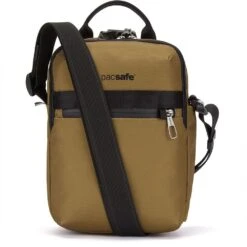 PacSafe Metrosafe X Vertical Schoudertas Tan