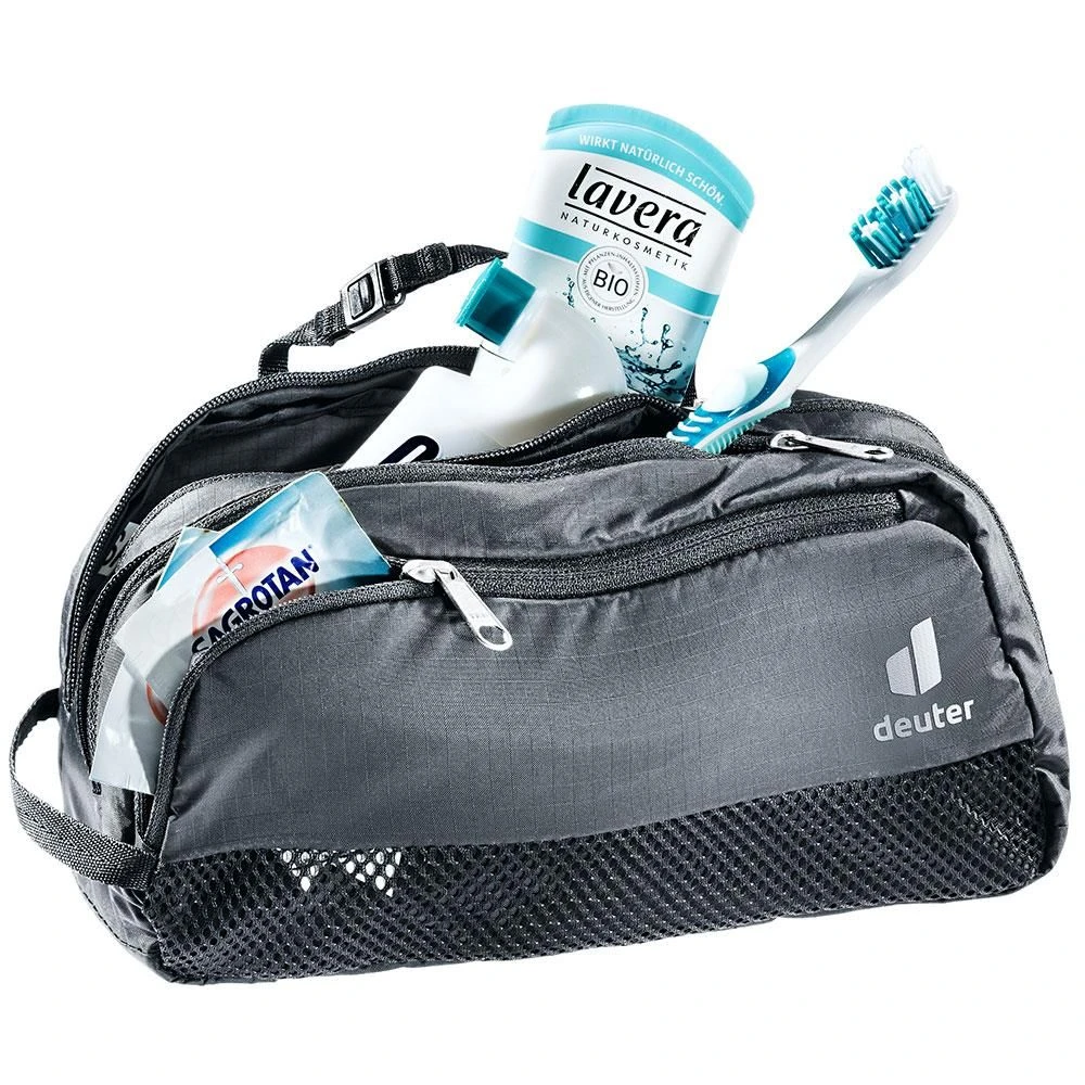 Deuter Wash Bag Tour III Toilettas Black 4 Deuter Wash Bag Tour III Toilettas Black - Afbeelding 2