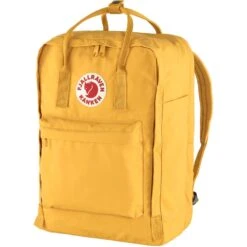 FJÄLLRÄVEN Fjällräven Kånken 17 Inch Laptop Rugzak Ochre -Veel Plezier Buitenshuis 114407 000 03 1