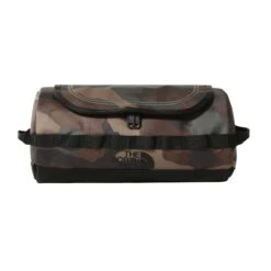 The North FaceBase Camp Travel Canister L Toilettas Kelp Tan Camo Print Black