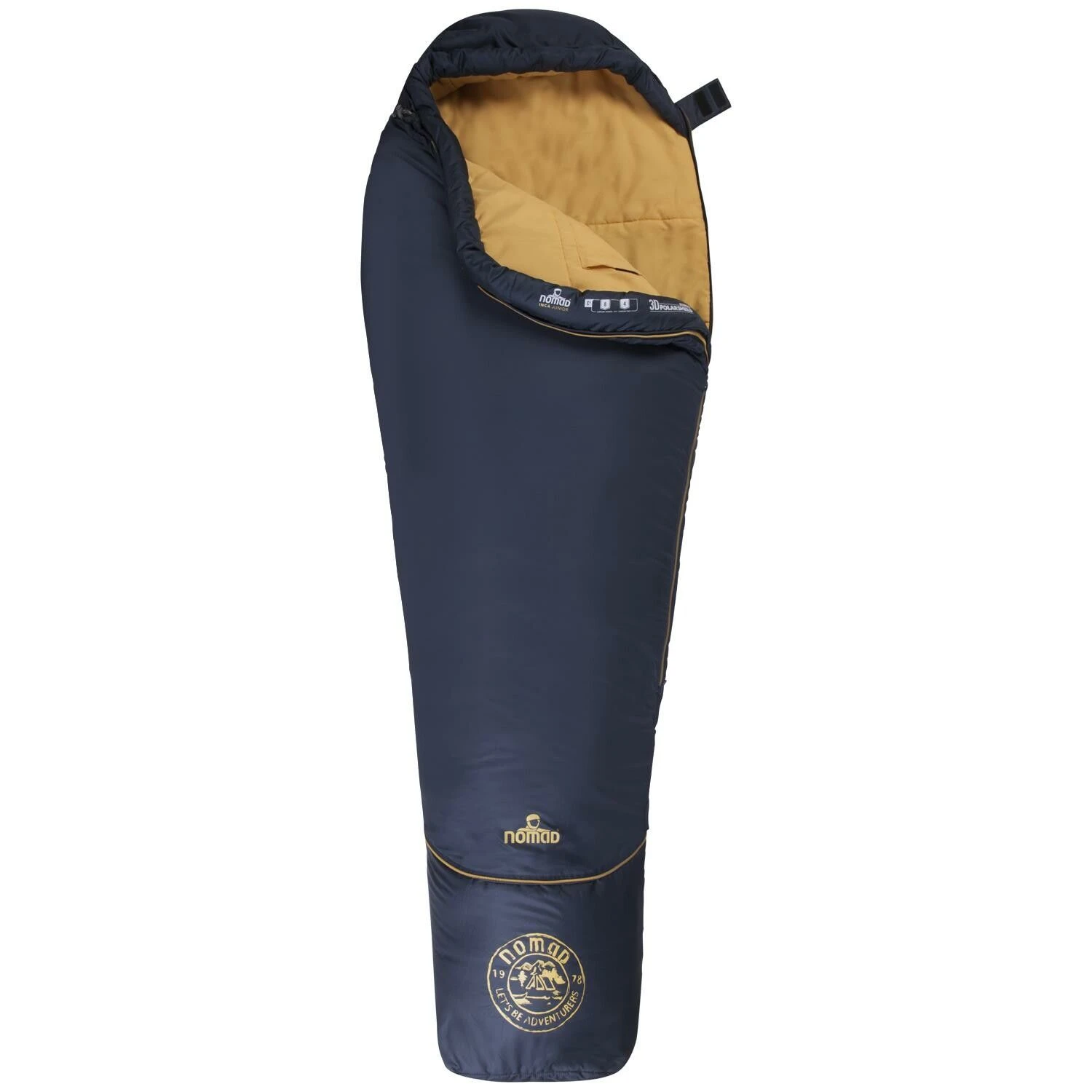 Nomad Inca Mummy Slaapzak Junior Dark Navy 4 Nomad Inca Mummy Slaapzak Junior Dark Navy - Afbeelding 2