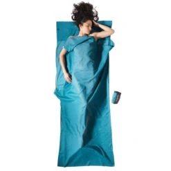 Cocoon Insect Shield TravelSheet Egyptisch Katoenen Lakenlakenzak Laguna Blue