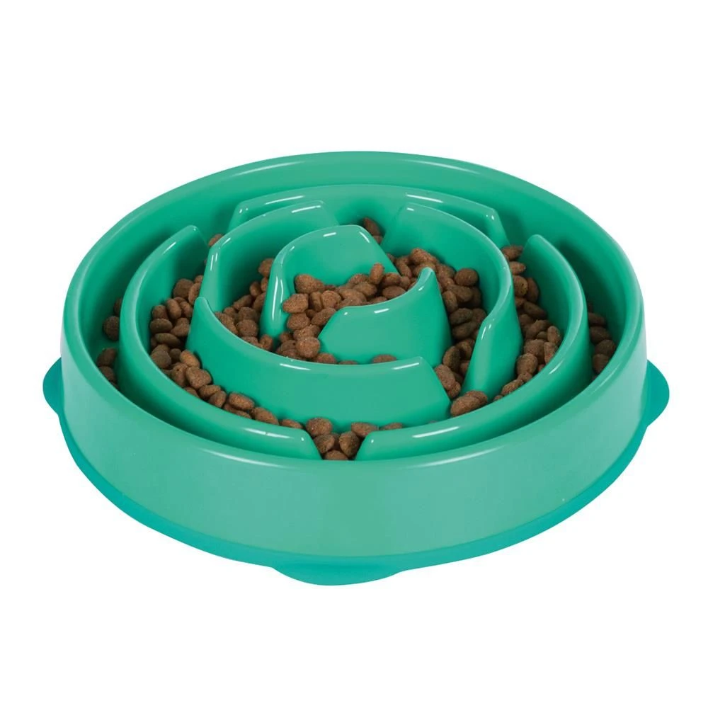 Outward HoundFun Feeder Slo Bowl Voerbak Groen 3 Outward HoundFun Feeder Slo Bowl Voerbak Groen
