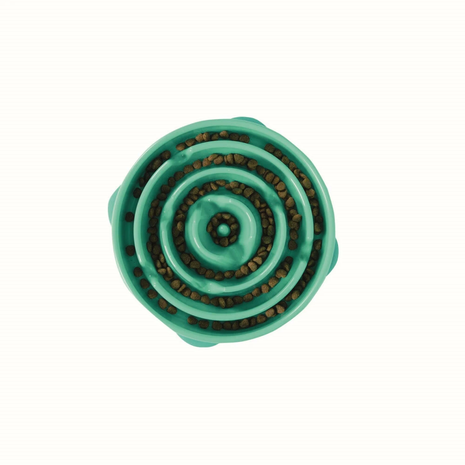 Outward HoundFun Feeder Slo Bowl Voerbak Groen 4 Outward HoundFun Feeder Slo Bowl Voerbak Groen - Afbeelding 2