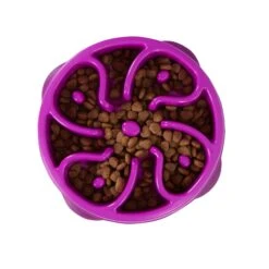 Outward HoundFun Feeder Slo Bowl Mini Voerbak Paars 5 Outward HoundFun Feeder Slo Bowl Mini Voerbak Paars -Veel Plezier Buitenshuis 115183 730 02 2