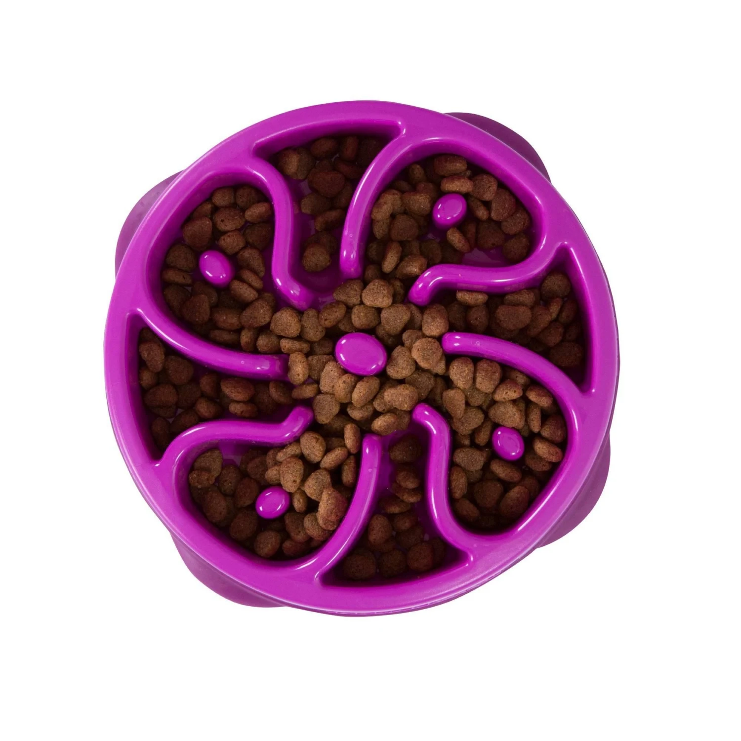 Outward HoundFun Feeder Slo Bowl Mini Voerbak Paars 4 Outward HoundFun Feeder Slo Bowl Mini Voerbak Paars - Afbeelding 2