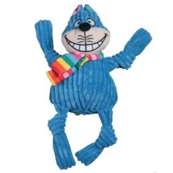 HuggleHounds Rainbow Cheshire Cat Knottie Hondenspeelgoed L