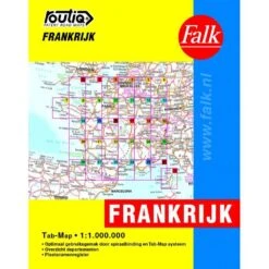 Falk Routiq Autokaart Frankrijk Tab Map