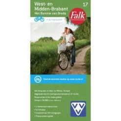 Falk Fietskaart 17 West- En Midden-Brabant Met Baronievan Breda