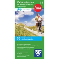 Falk Fietskaart 02 Waddeneilanden Met Noord-Frieslanden Lauwersmeer