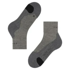 Falke TK2 Short Wool Wandelsokken Heren Kitt Mouline -Veel Plezier Buitenshuis 122910 000 06