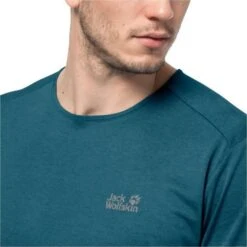 Jack WolfskinPack & Go Shirt Heren Blue Coral -Veel Plezier Buitenshuis 123136 200 04