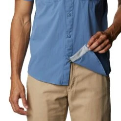Columbia Newton Ridge Overhemd Heren Bluestone -Veel Plezier Buitenshuis 123235 200 03