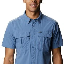 Columbia Newton Ridge Overhemd Heren Bluestone -Veel Plezier Buitenshuis 123235 200 05