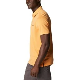 Columbia Nelson Point Polo Heren Mango - S -Veel Plezier Buitenshuis 123256 400 03