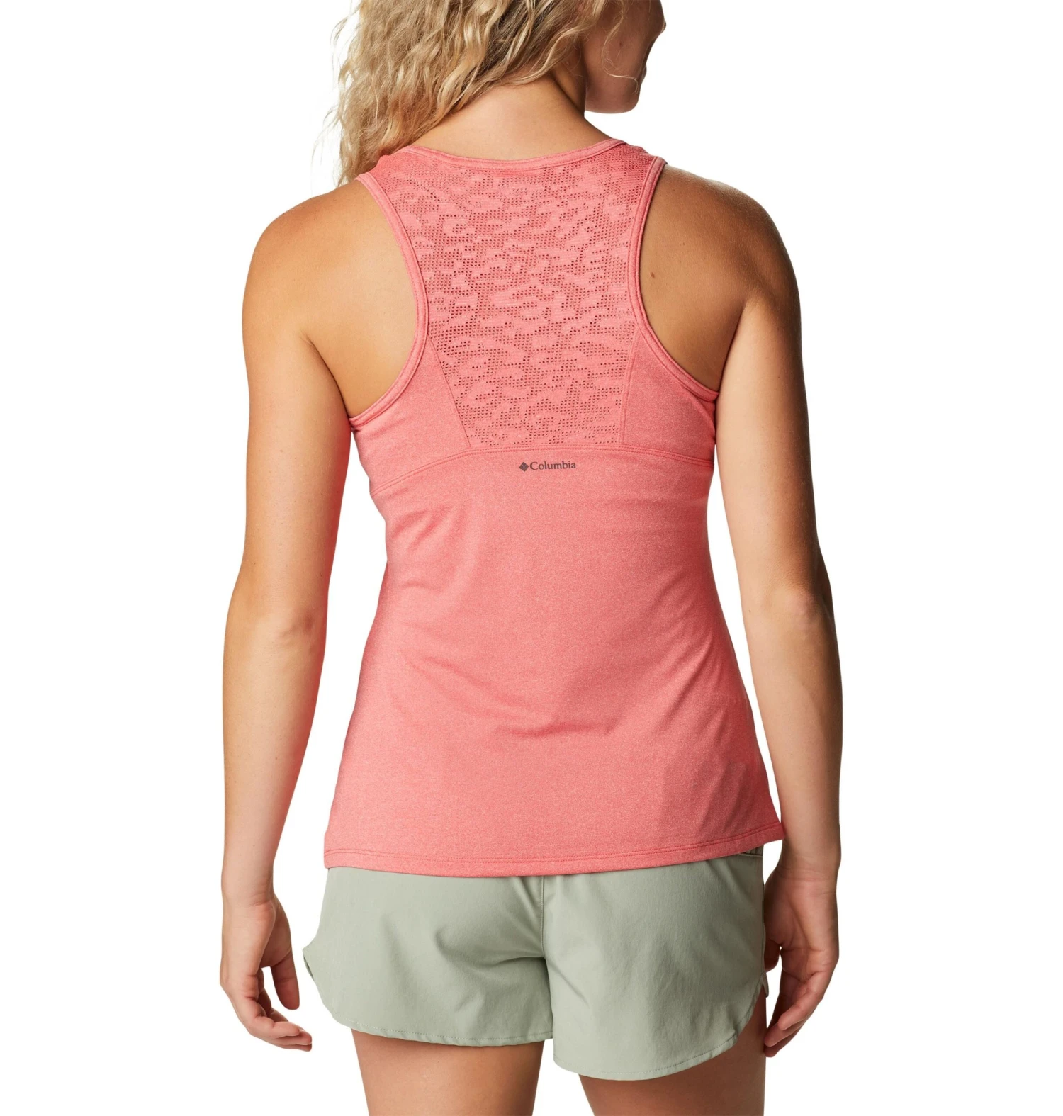 Columbia Peak To Point II Tanktop Damesred Hibiscus Heather 4 Columbia Peak To Point II Tanktop Damesred Hibiscus Heather - Afbeelding 2