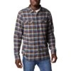 Columbia Flare Gun Stretch Flannel Overhemd Heren Cordovan Shadow -Veel Plezier Buitenshuis 123296 000 01