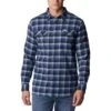 Columbia Flare Gun Stretch Flannel Overhemd Heren Collegiate Navy -Veel Plezier Buitenshuis 123297 000 01