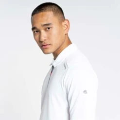 Craghoppers NosiLife Pro Active Polo Heren Optic White -Veel Plezier Buitenshuis 123465 100 06