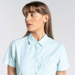 Craghoppers NosiLife Tillia Blouse Dames Poolside Green Print -Veel Plezier Buitenshuis 123472 300 04