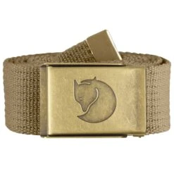 FJÄLLRÄVEN Fjällräven Canvas Brass Riem Black