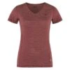 FJÄLLRÄVEN Fjällräven Abisko Cool Shirt Dames Pomegranate Red -Veel Plezier Buitenshuis 123705 600 01 1