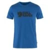 FJÄLLRÄVEN Fjällräven Logo Shirt Heren Alpine Blue -Veel Plezier Buitenshuis 123734 200 01