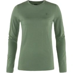 FJÄLLRÄVEN Fjällräven Abisko Wool LS Shirt Dames Patina Green