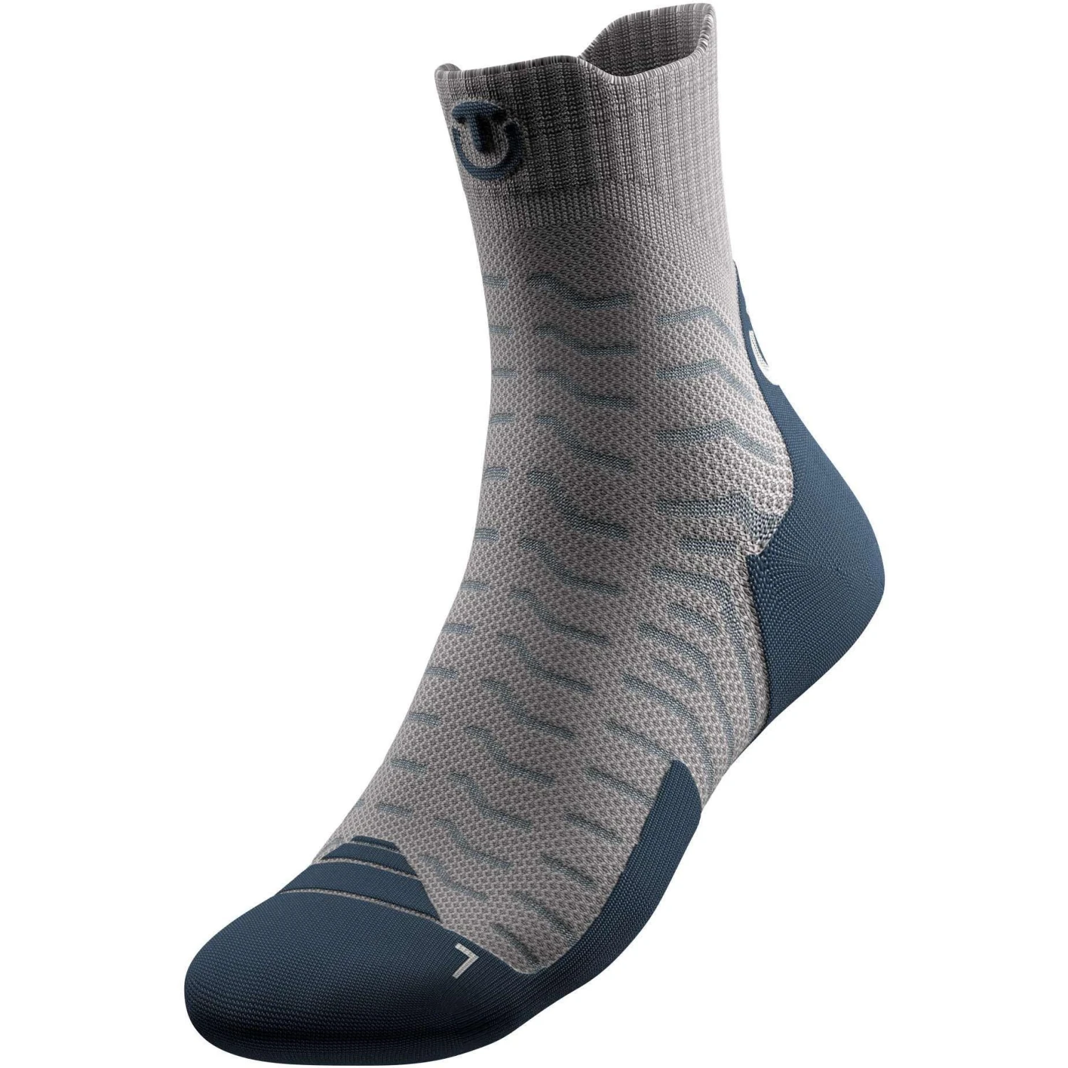 Therm-ic Trekking Temperate Wandelsokken Heren Grey Navy 3 Therm-ic Trekking Temperate Wandelsokken Heren Grey Navy