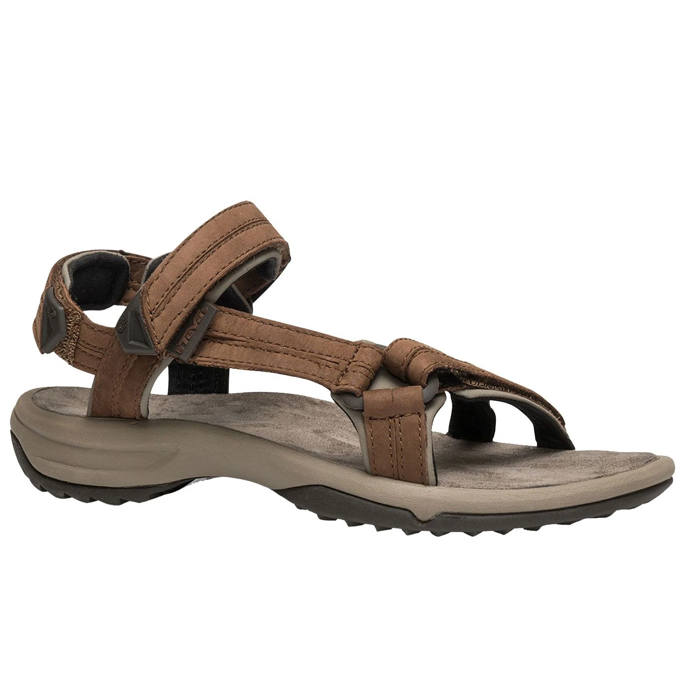 Teva Terra Fi Leather Sandalen Dames Brown 5 Teva Terra Fi Leather Sandalen Dames Brown - Afbeelding 3