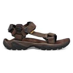 Teva Terra Fi 5 Universal Leather Sandalen Heren Turkish Coffee