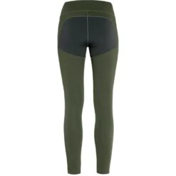 FJÄLLRÄVEN Fjällräven Abisko Trekking Tights Pro Wandellegging Dames Deep Forest Iron Grey -Veel Plezier Buitenshuis 142862 300 02