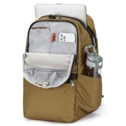 PacSafe Metrosafe X 20 Liter Anti Diefstal Rugzak Tan -Veel Plezier Buitenshuis 143615 800 04 1