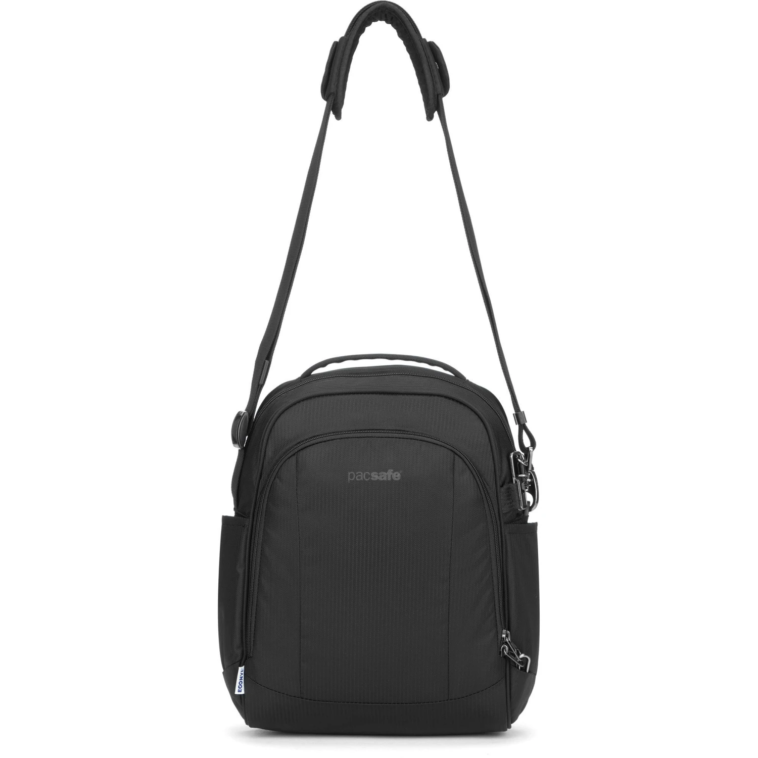 PacSafe Metrosafe LS250 Econyl Schoudertas Black 4 PacSafe Metrosafe LS250 Econyl Schoudertas Black - Afbeelding 2