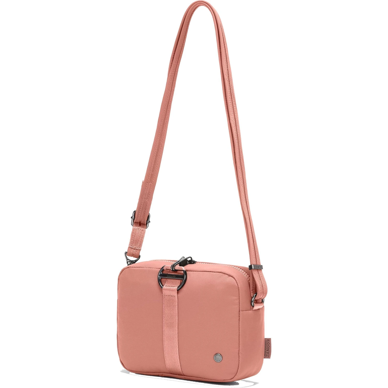 PacSafe Citysafe CX Square Anti Diefstal Schoudertas Rose 4 PacSafe Citysafe CX Square Anti Diefstal Schoudertas Rose - Afbeelding 2