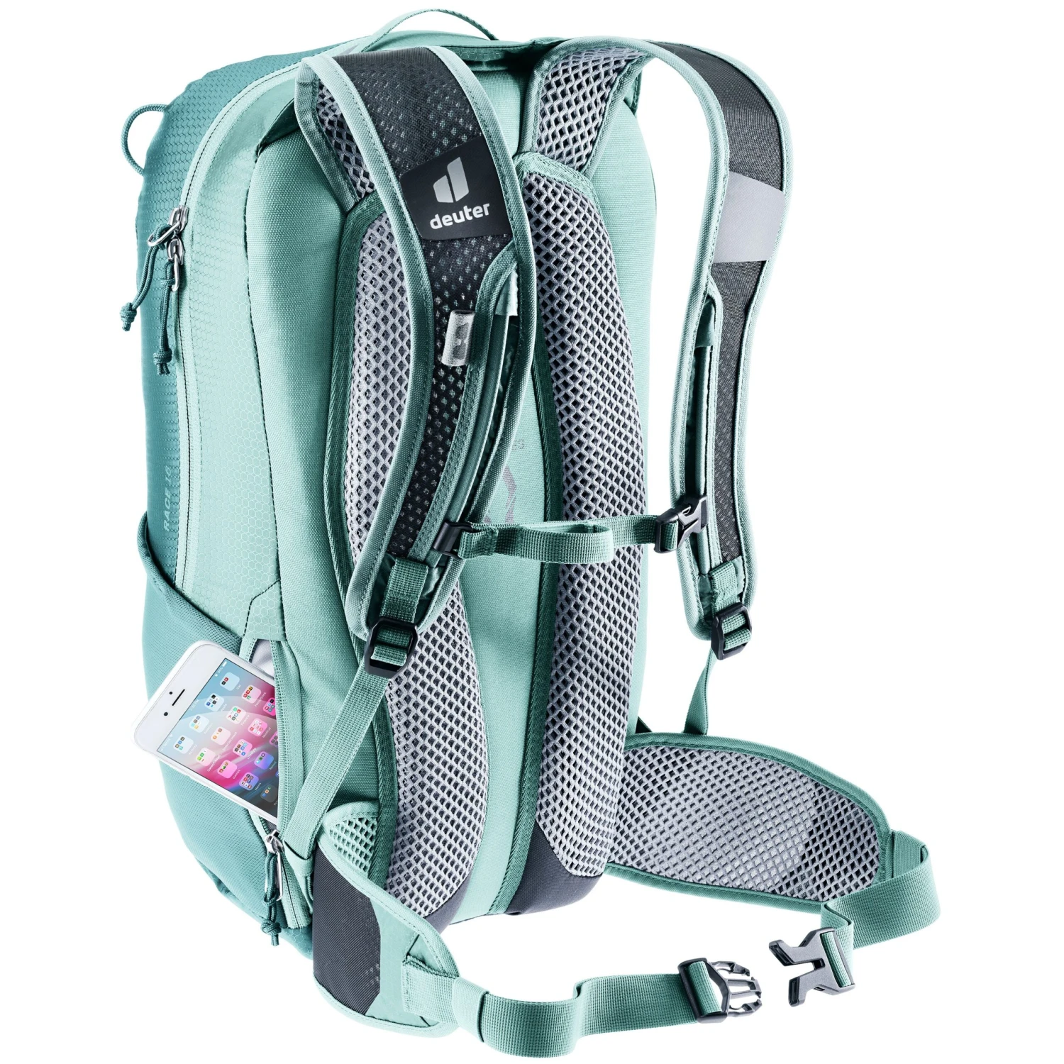 Deuter Race 16 Rugzak Deep Sea Jade 5 Deuter Race 16 Rugzak Deep Sea Jade - Afbeelding 3