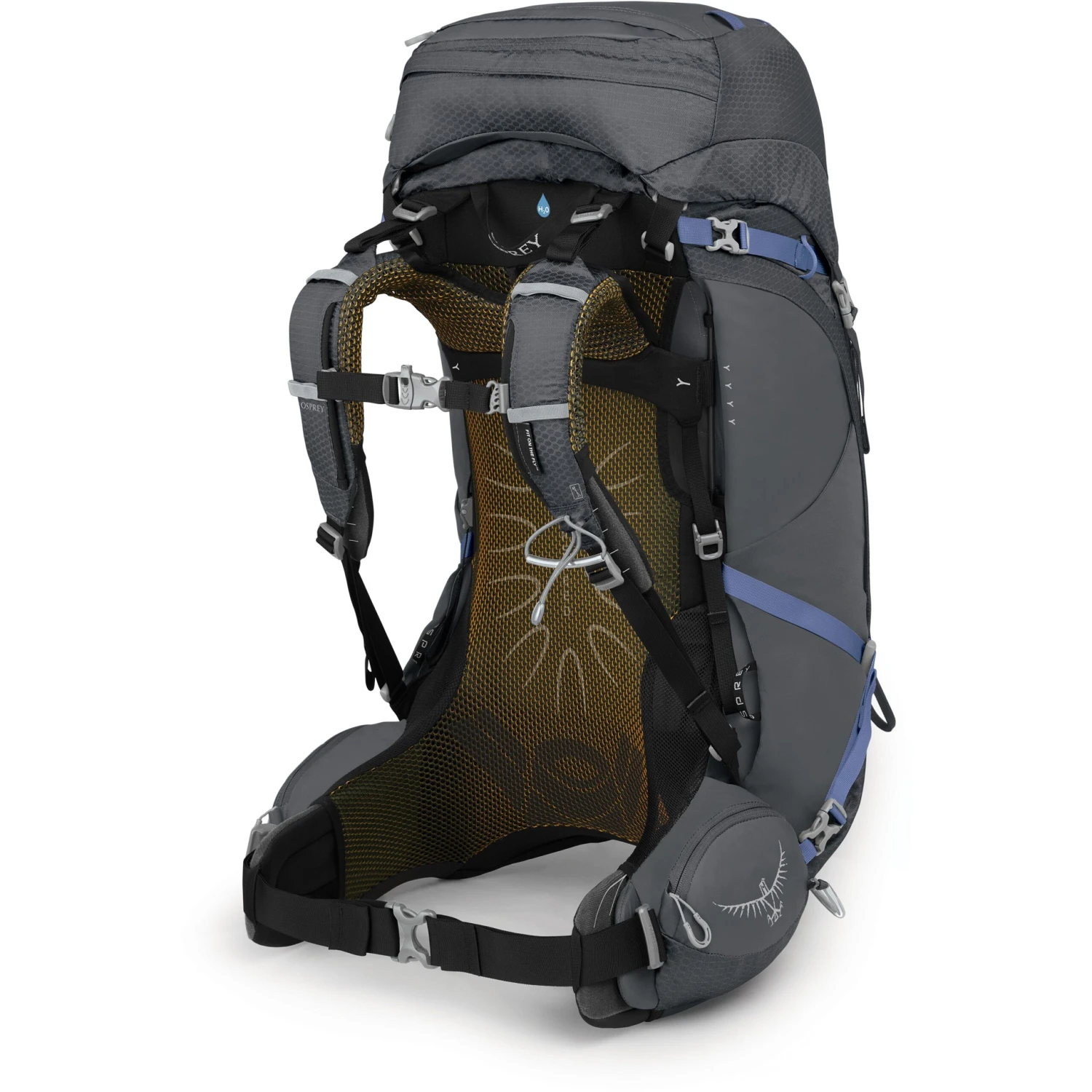 Osprey Aura AG 50L M/L Backpack Dames Tungsten Grey 4 Osprey Aura AG 50L M/L Backpack Dames Tungsten Grey - Afbeelding 2