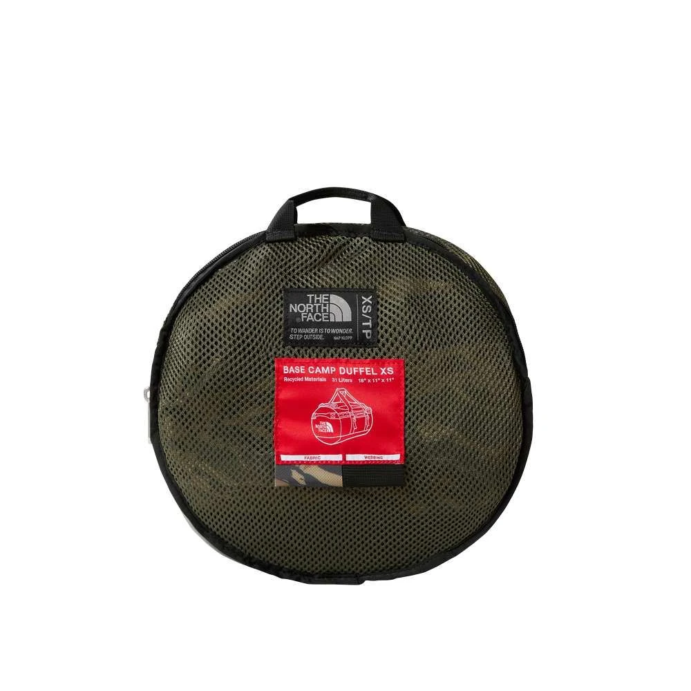 The North FaceBase Camp Duffel XS 31 Liter Reistas New Taupegreen Painted Camo Print TNF Black 6 The North FaceBase Camp Duffel XS 31 Liter Reistas New Taupegreen Painted Camo Print TNF Black - Afbeelding 4