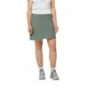 Jack WolfskinHilltop Trail Skort Dames Picnic Green -Veel Plezier Buitenshuis 145188 300 01