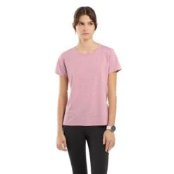 Arc'teryx Taema Crew SS Shirt Dames Bliss Heather