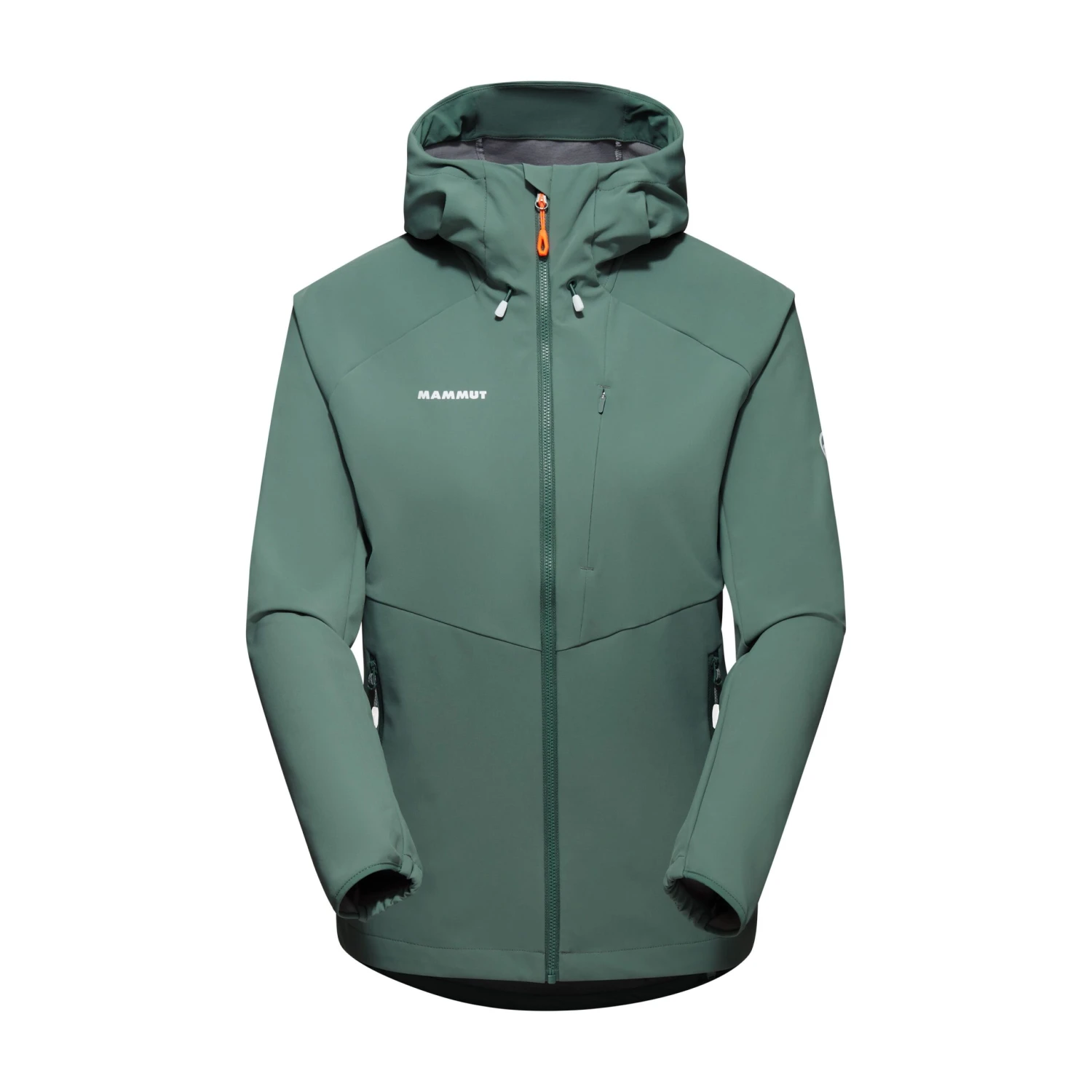 Mammut Ultimate Comfort SO Hooded Softshell Jas Dames Dark Jade 3 Mammut Ultimate Comfort SO Hooded Softshell Jas Dames Dark Jade