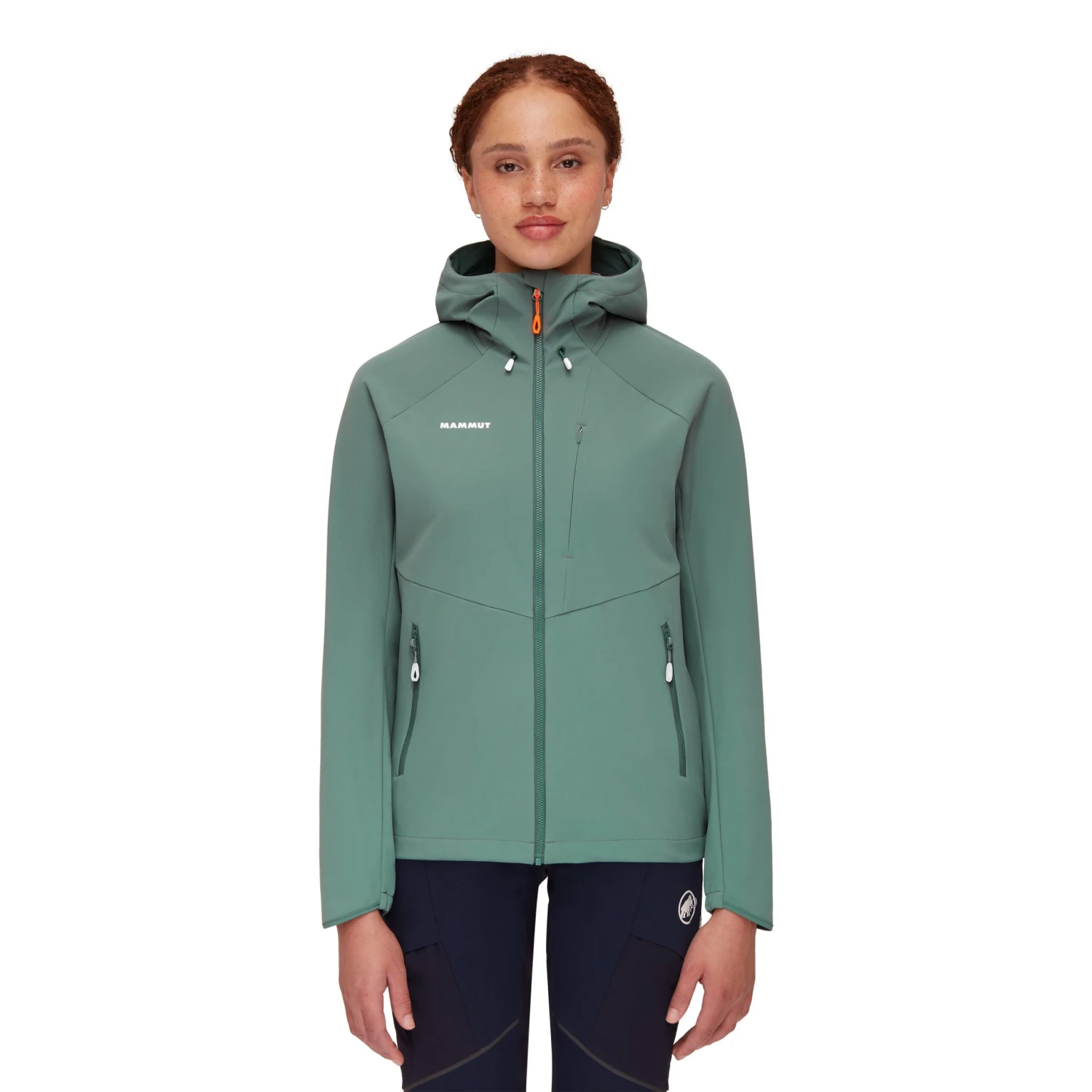 Mammut Ultimate Comfort SO Hooded Softshell Jas Dames Dark Jade 4 Mammut Ultimate Comfort SO Hooded Softshell Jas Dames Dark Jade - Afbeelding 2