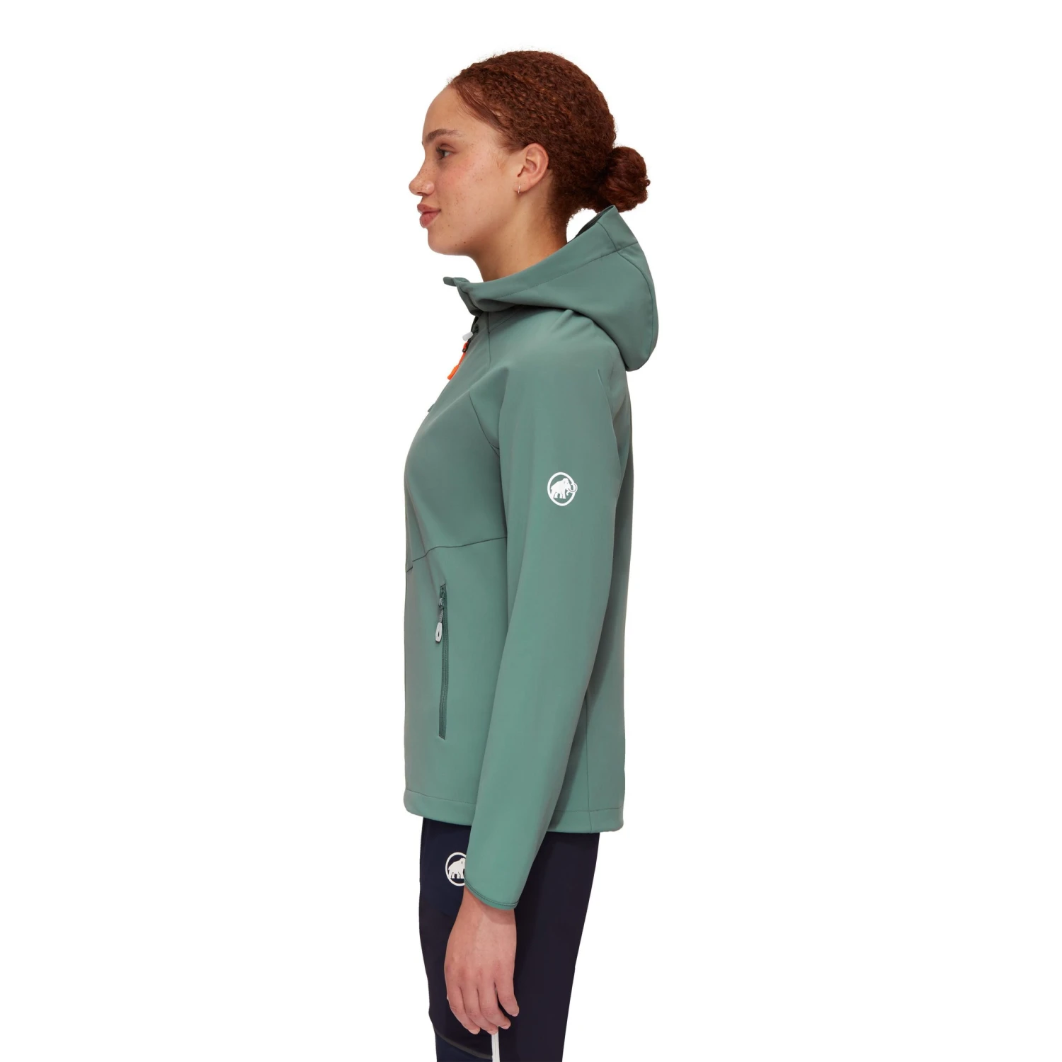 Mammut Ultimate Comfort SO Hooded Softshell Jas Dames Dark Jade 5 Mammut Ultimate Comfort SO Hooded Softshell Jas Dames Dark Jade - Afbeelding 3