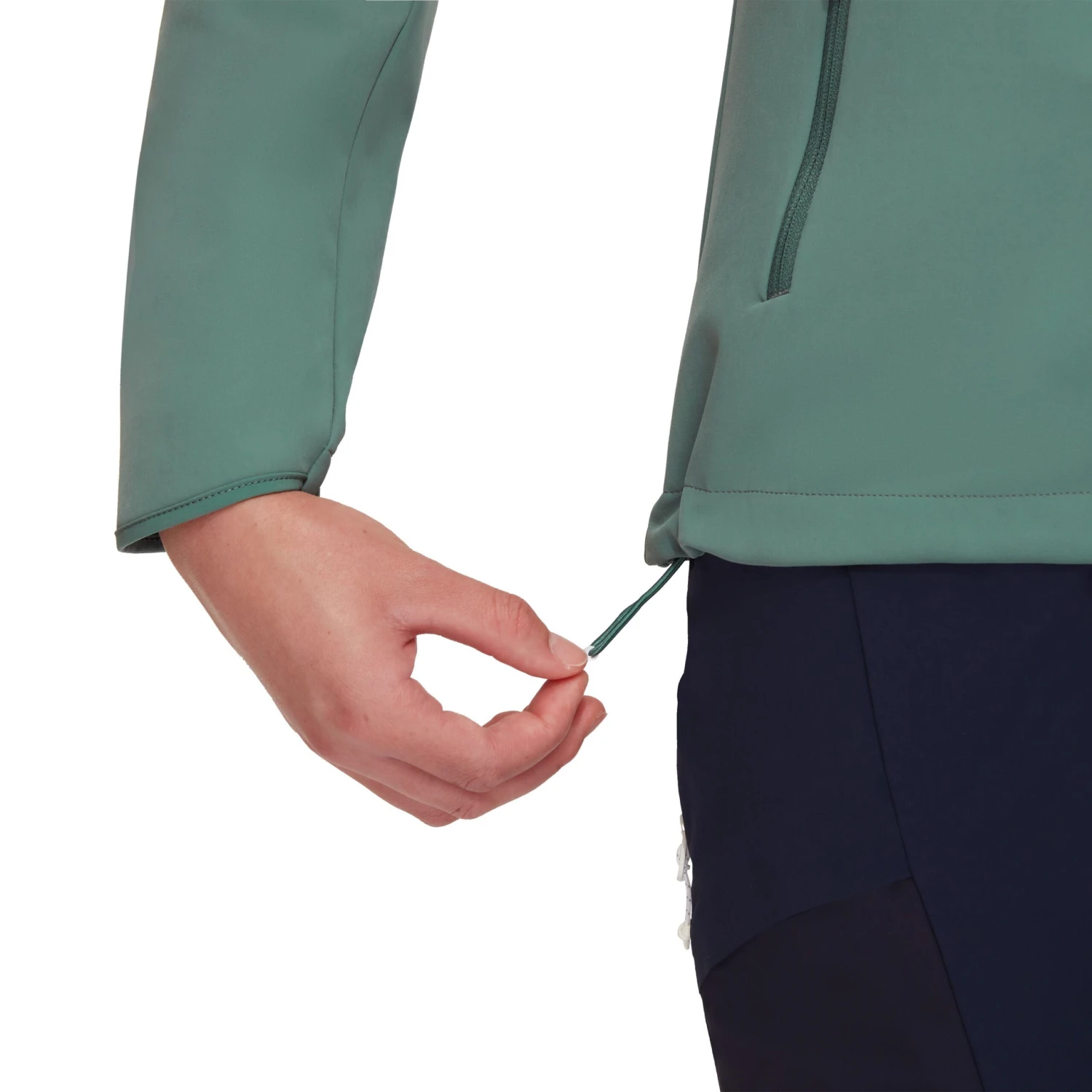 Mammut Ultimate Comfort SO Hooded Softshell Jas Dames Dark Jade 10 Mammut Ultimate Comfort SO Hooded Softshell Jas Dames Dark Jade - Afbeelding 8