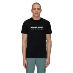 Mammut Trovat Logo Shirt Heren Black -Veel Plezier Buitenshuis 146373 990 02