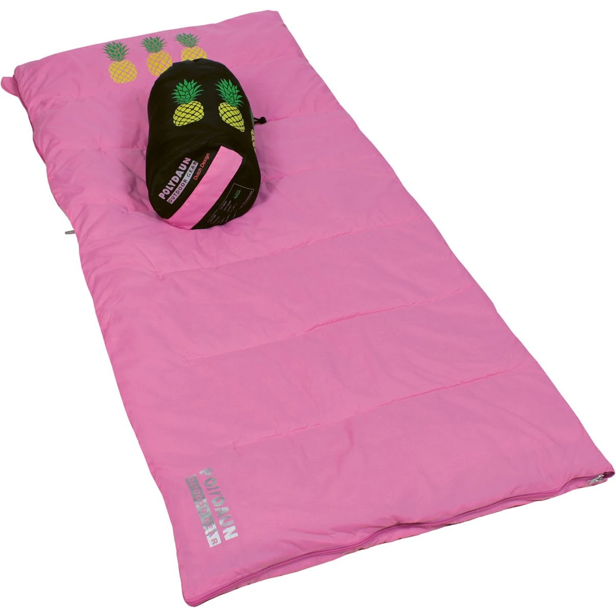 Polydaun Beach House Slaapzak Junior Pink Pineapple 5 Polydaun Beach House Slaapzak Junior Pink Pineapple - Afbeelding 3