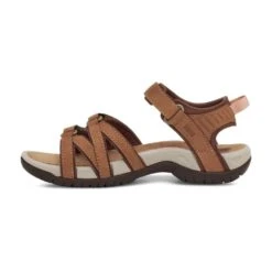 Teva Tirra Leather Sandalen Dames Honey Brown -Veel Plezier Buitenshuis 147597 800 03