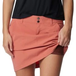 Columbia Saturday Trail Skort Dames Dark Coral -Veel Plezier Buitenshuis 149570 600 04